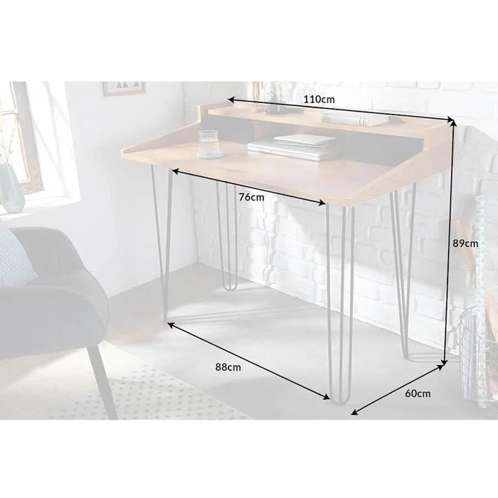 Birou maro din MDF 110 cm Studio Invicta Interior