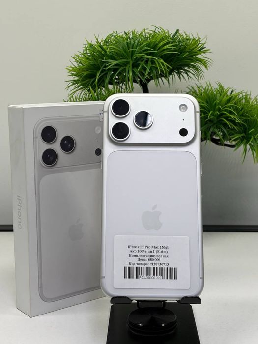 iPhone 17 Pro Max 256gb Akb 100% цп 1 (E-sim)