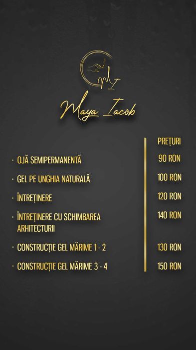 Manichiura cu gel si oja semi