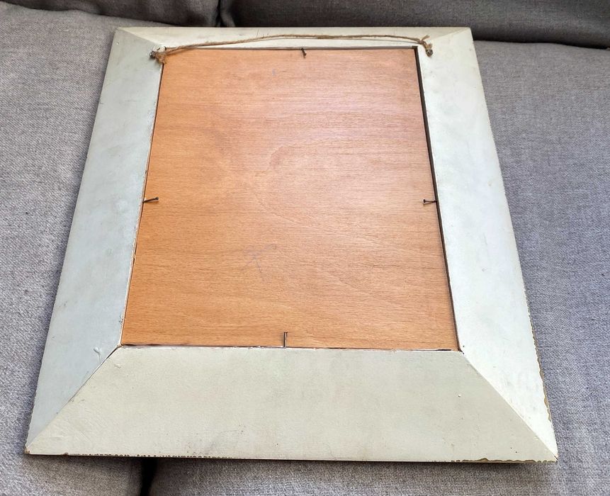 Goblen Maica Domnului cu Pruncul dimensiuni 38x34 cm inramat