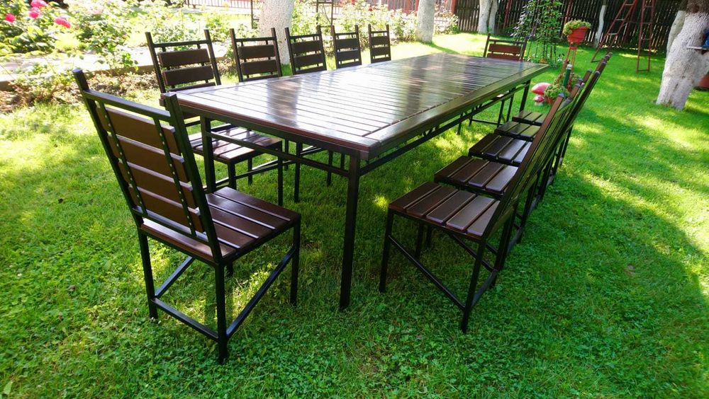 Masa + 12 scaune terasa