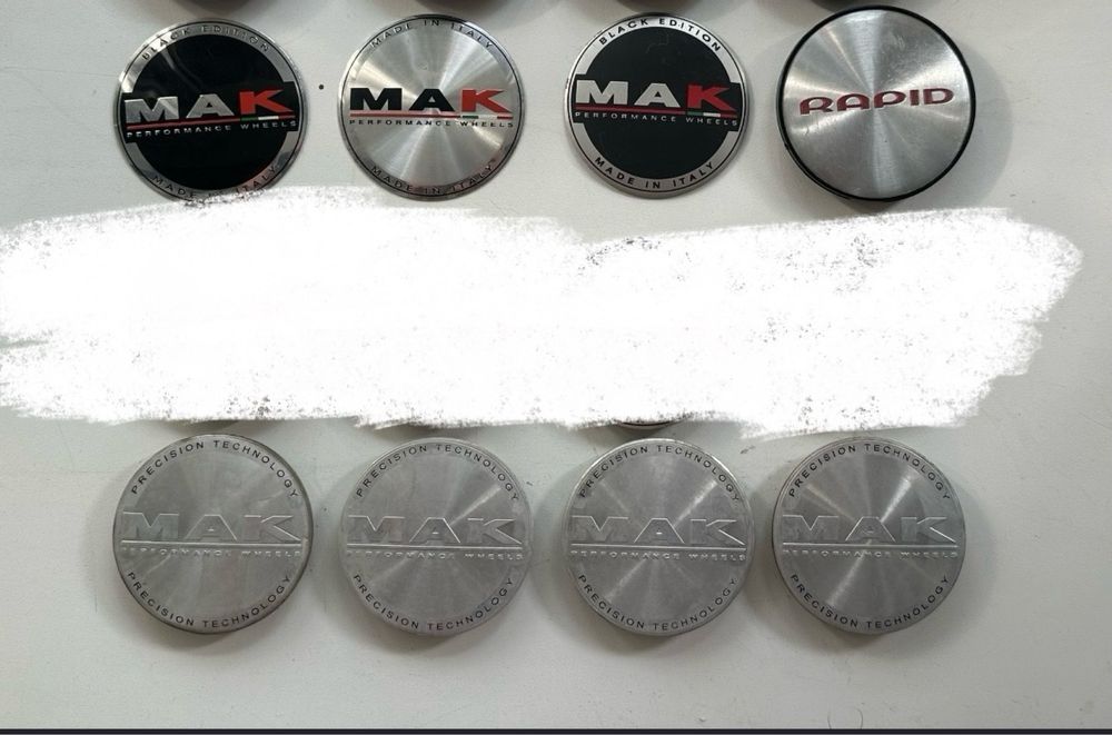 Колпаки для дисков колпачки зашлушки на диски MAK K&K Мак