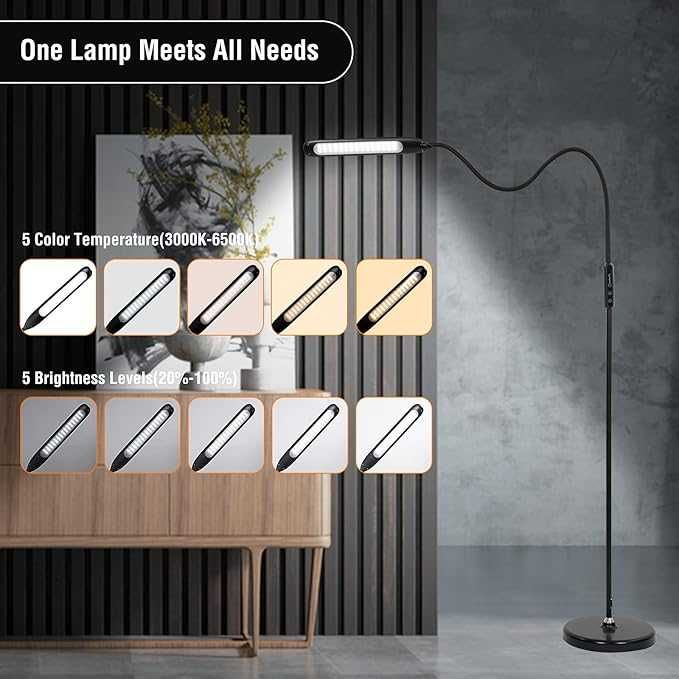 Подова лампа с  дистанционно управление  Zanflare 9 W LED светлина