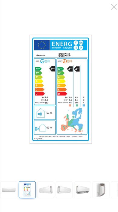 Aer Conditionat HISENSE - sterilizare HiNano wi-fi