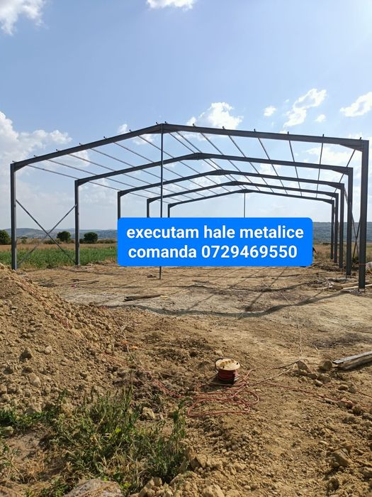 Vând hală metalică de 15 m x20 m x5 m