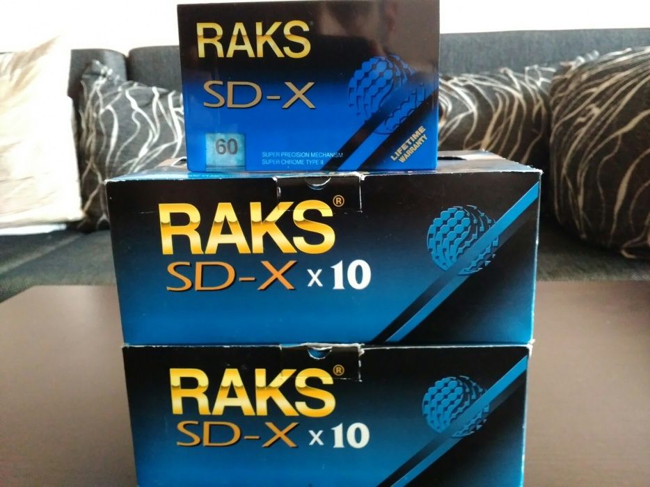 Нови аудио касети  Raks sd-sx super chrome type 2 90 min.