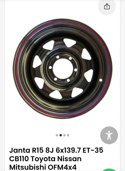 Roți Jante Anvelope Off Road OFM, Dotz Dakar, Dunlop pt Toyota,Nissan,Mitsubishi,Suzuki