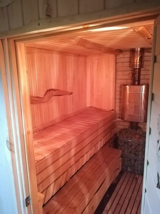 Русская баня на дровах