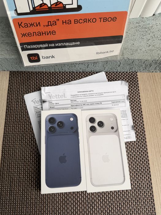 НОВ! 512Gb *ЛИЗИНГ* iPhone 17 Pro Silver/  Deep Blue 36М ГАР