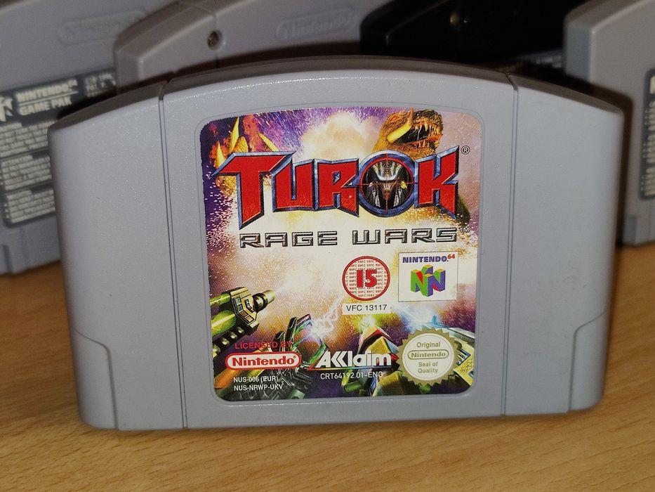 Casete Nintendo 64 N64 Turok Vigilante Rugrats JetForce GEMINI ...