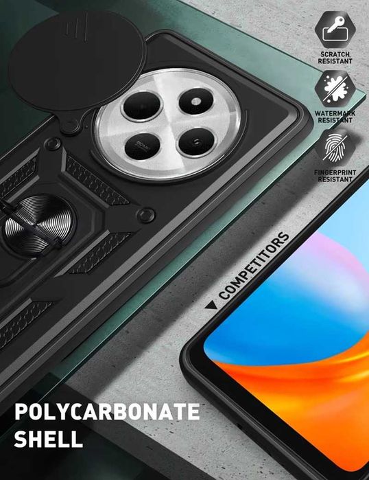 Xiaomi Redmi 14C - Удароустойчив Кейс Защитена Камера