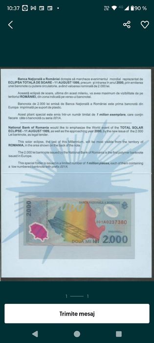 Nu a fost scoasă niciodată din folder!