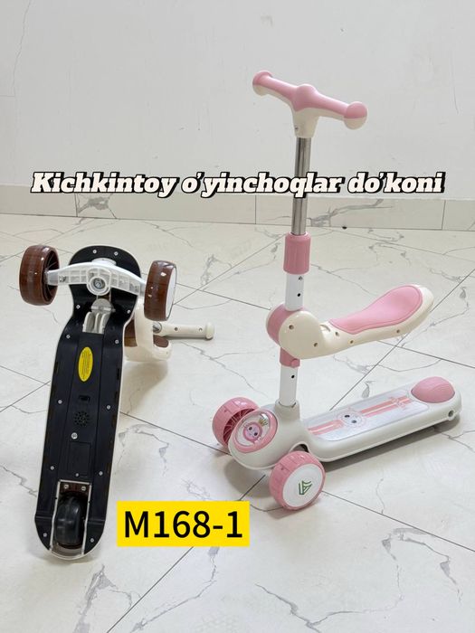 Самокат Скутер Samokat Детский машина Толокар Kichkintoy do’koni