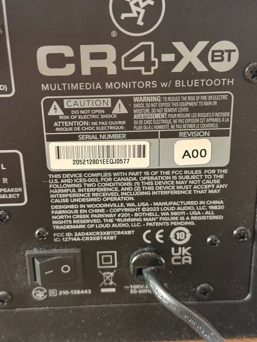 Mackie CR4-XBT  – мощен звук с Bluetooth