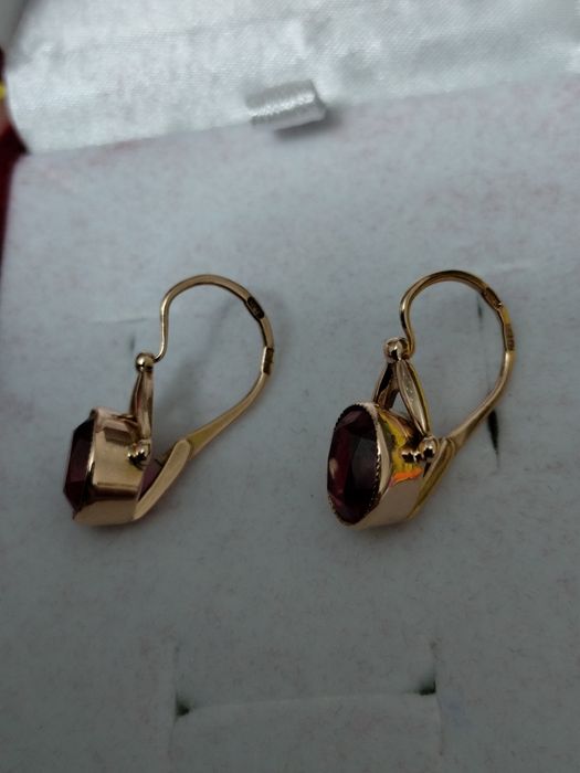 Советские серьги 583 пробы