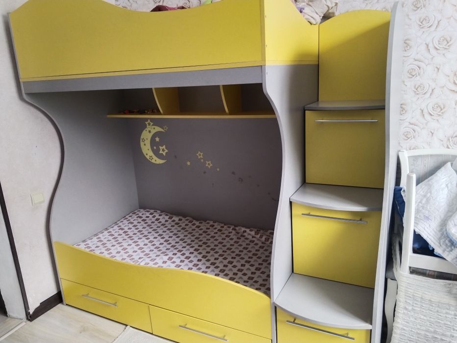 Детский кровать двухярусная
