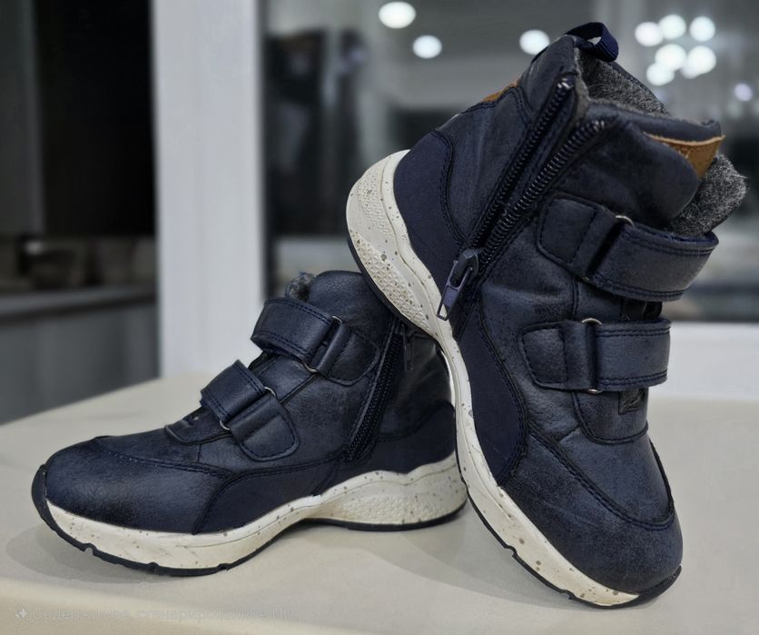 Утеплённые детские полуботинки