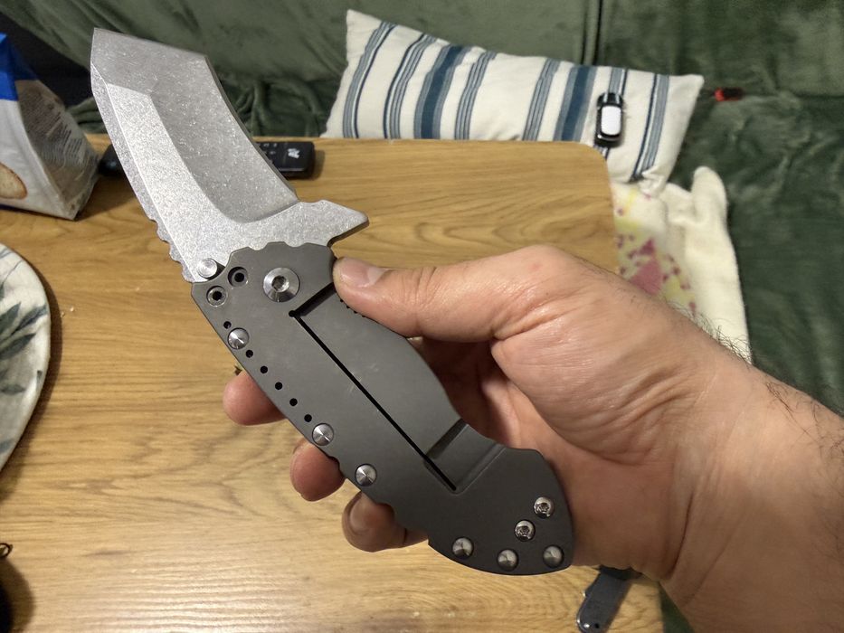 Сгъваем Нож - Титан - Карбон