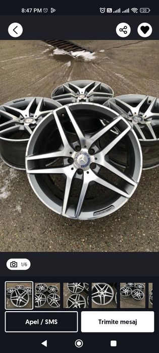 Jante  MSW 18 inch 5x112 Mercedes Audi Seat Volkswagen