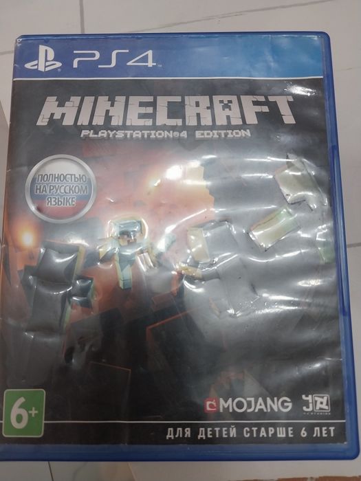 Диск Minecraft ps4 edition на русском языке