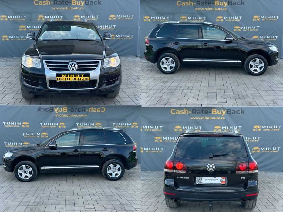 VW Touareg V6 4x4 3.0 Diesel(224 CP) 2007 Euro4 | Rate fixe | Garantie