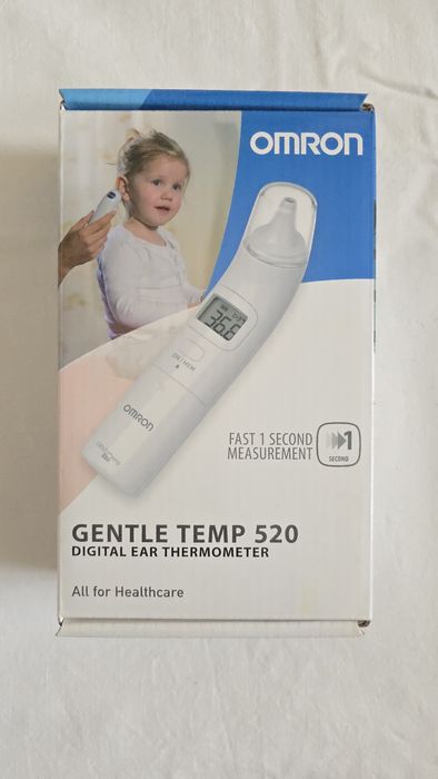 Дигитален ушен термометър Omron Gentle Temp 520 – бърз, точен, нов