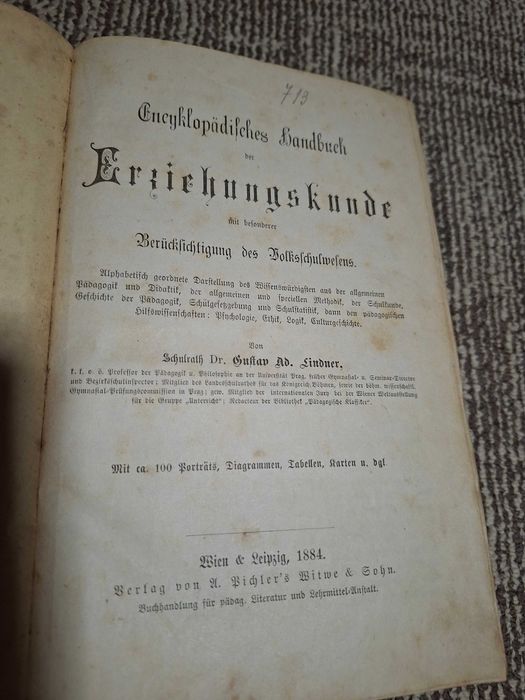 Enciclopedie de 142 de ani in limba germana 1884,  in Wien & Leipsig