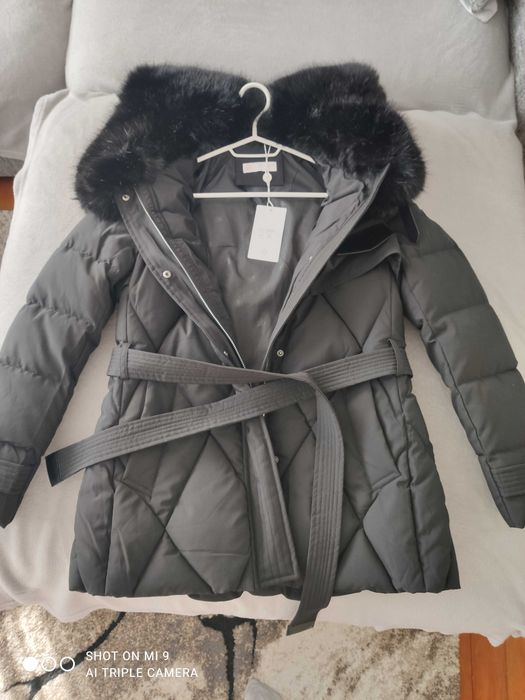 Дамско зимно яке черно