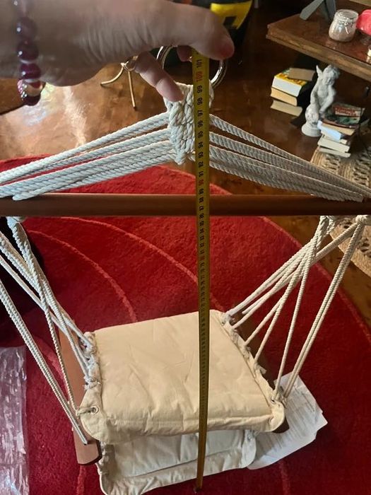 Leagan Swinger suspendat. Bumbac. Nou