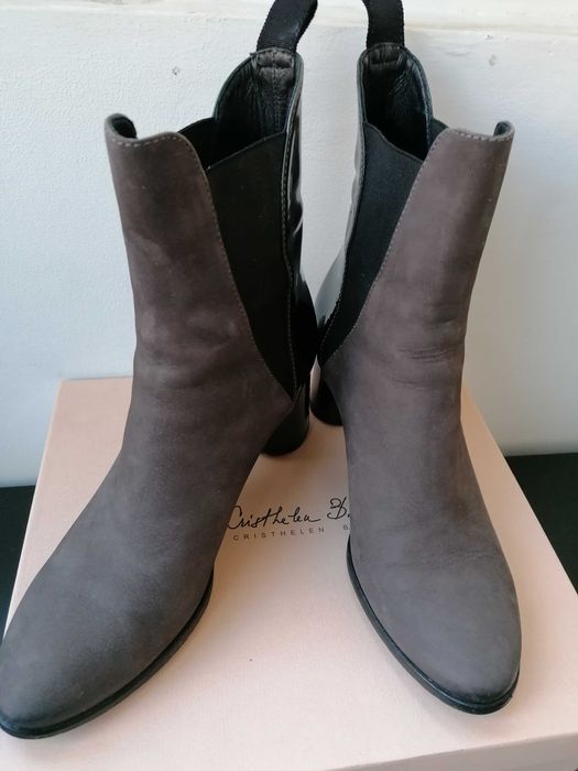 Botine de piele Musette, marimea 40
