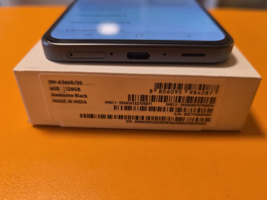 Samsung A36 5G 128gb 6gb ram Black resigilat garantie factura bonus