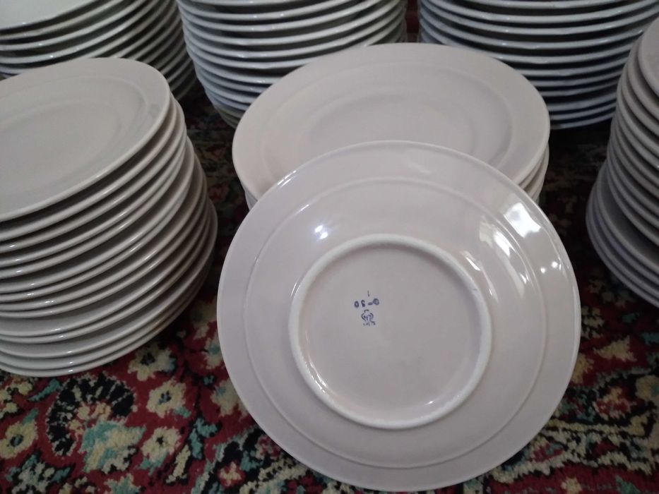 Новые столовые тарелки Союза. Для микроволновки  прочные .1 шт 20000.