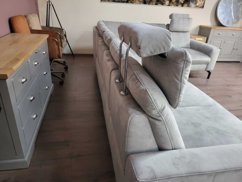 ПРОМОЦИЯ!!! Светло сив ъглов диван ZE - EM20028