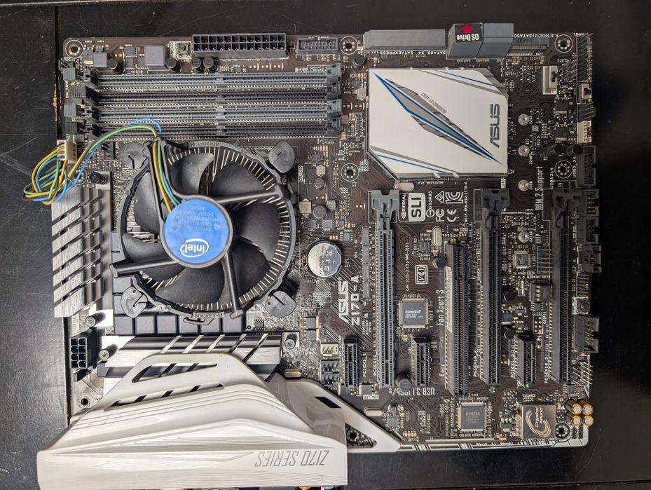 Дънна платка asus z170-a + cpu intel i7-6700