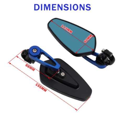 Oglinzi moto capat ghidon