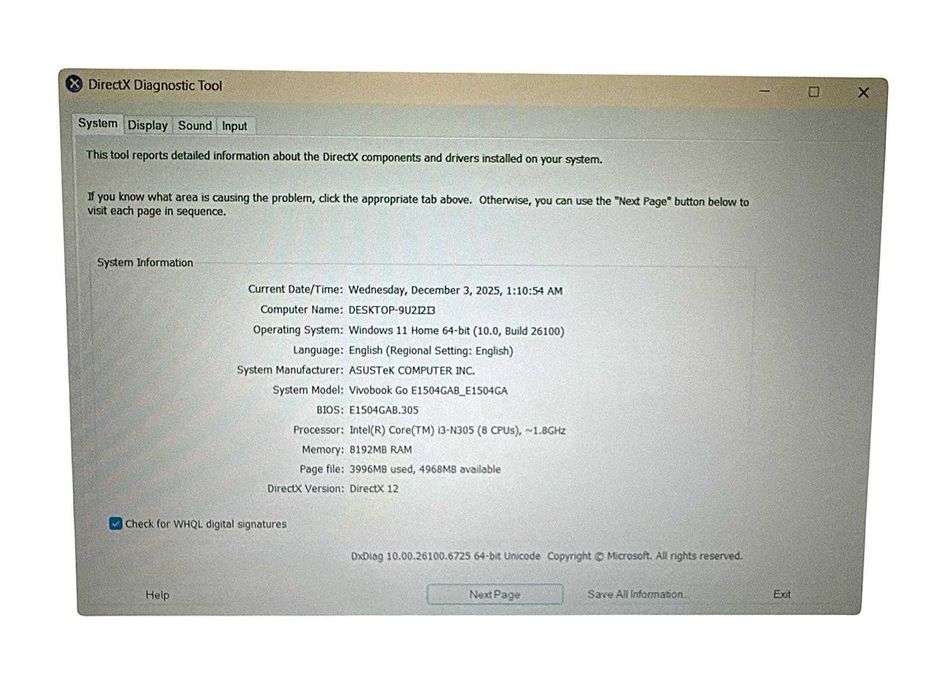Asus Vivobook Go 15 / Amanet Cashbook Colentina