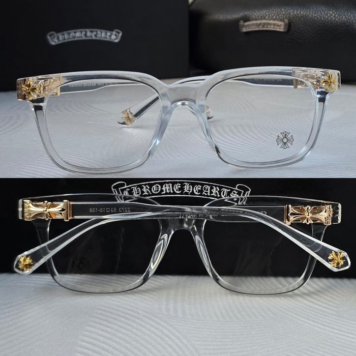 Очила за компютър Диоптрични рамки прозрачни слънчеви chrome hearts