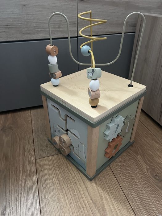 Дървен Мултиактивен Куб на Little Dutch