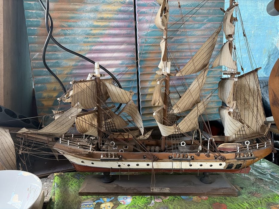 Machetă corabie cu vele