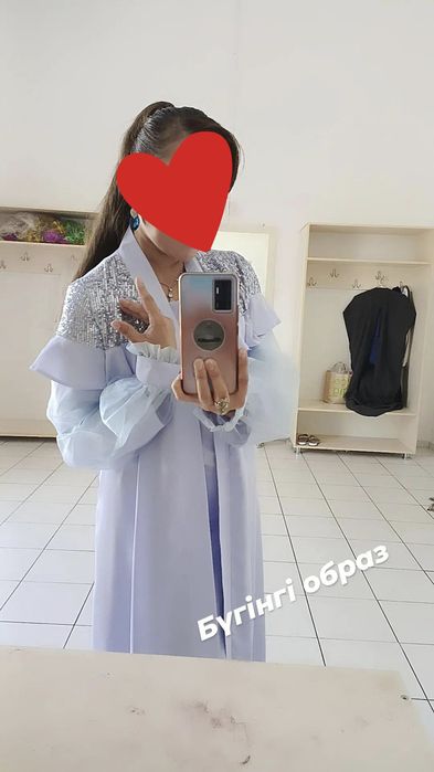 Двойка платье с абайка, б/у