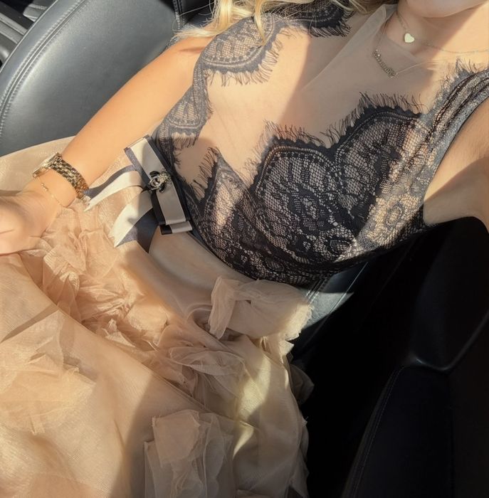 Къса Рокля avin бежова