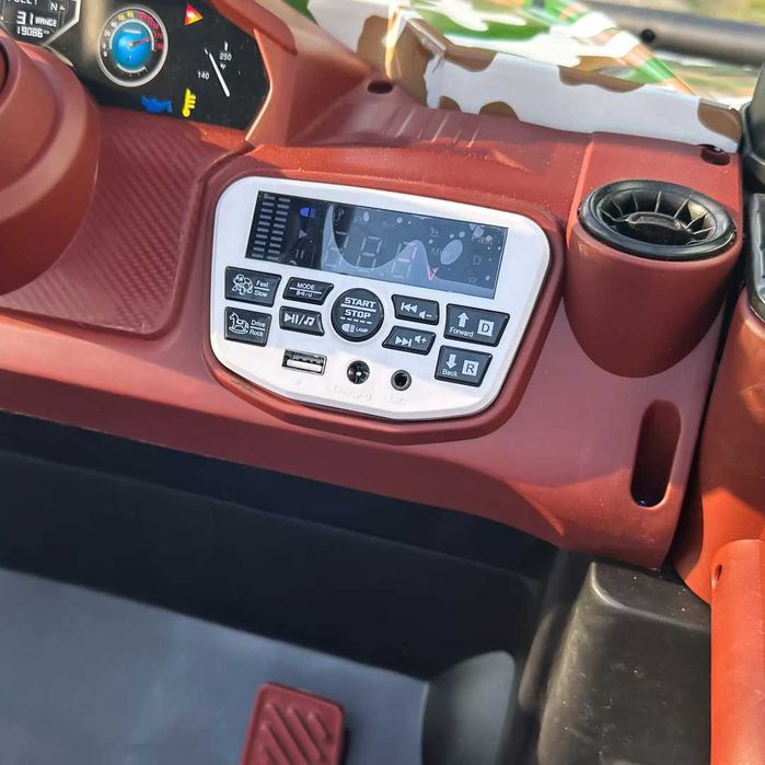 Детско Акумулаторно Бъги Super-Carrier UTV, 4x4, 140W, 12V/7Ah