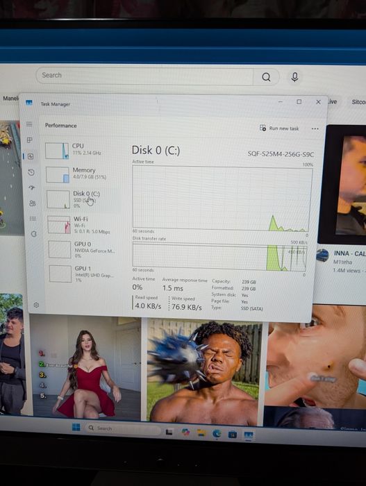 AIO Asus i3-8130u 8gb ssd NVIDIA mx110