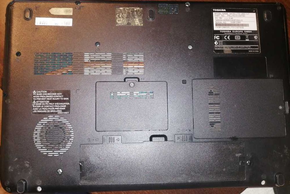 Лаптоп "Toshiba Satellite L500"