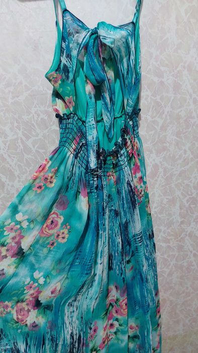 Шикарный шифоновый сарафан из Европы.