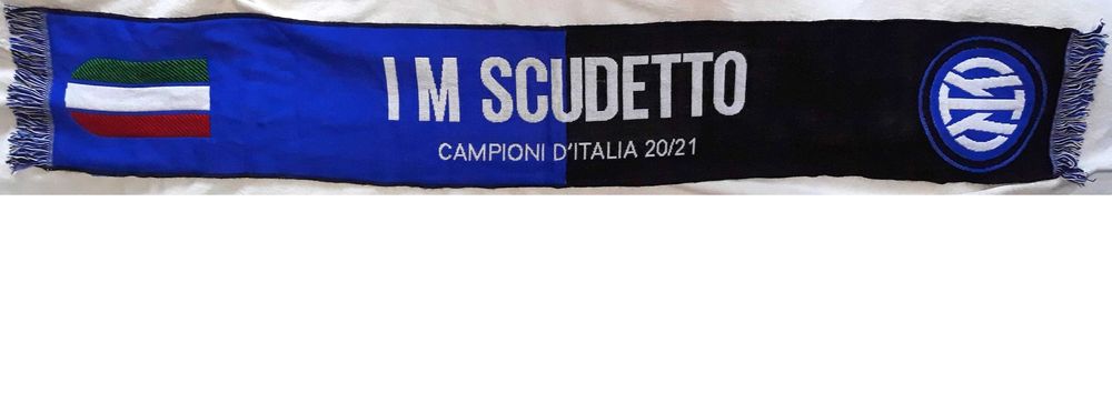 Шал на ФК Интер. Италия. Официален продукт със холограма.