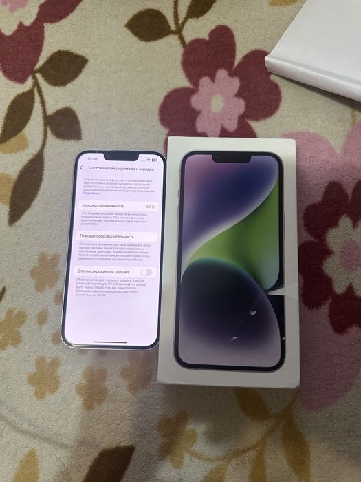 Iphone 14 фиолетовый 128 гб