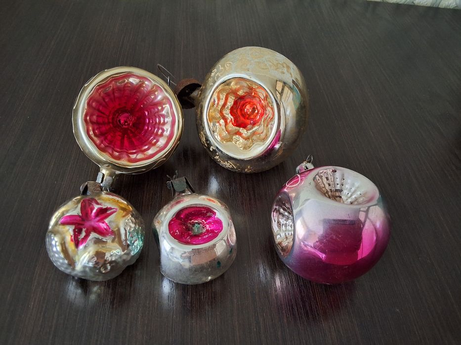 Ёлочные игрушки советские 60хг.