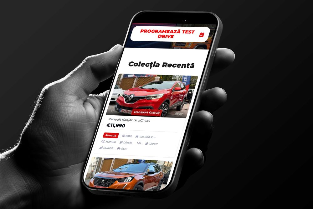 Website pentru Dealer Auto | Mai Mulți Clienți Online
