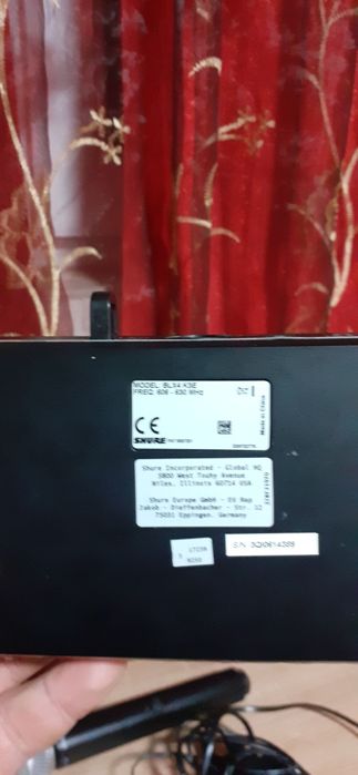 Microfon shure blx 24 beta 58